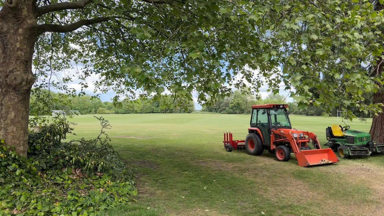 Green spaces on campus